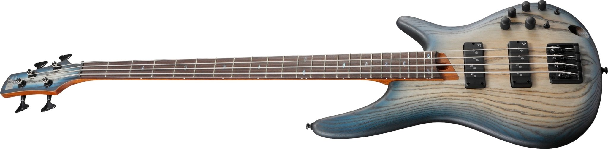 Ibanez SR Standard 4 String Bass SR600E, Cosmic Blue Starburst Flat by Hoshino
