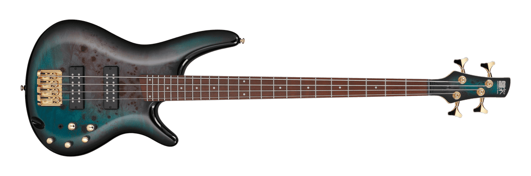 Ibanez SR400E Electric Bass, Tropical Seafloor Burst by Hoshino