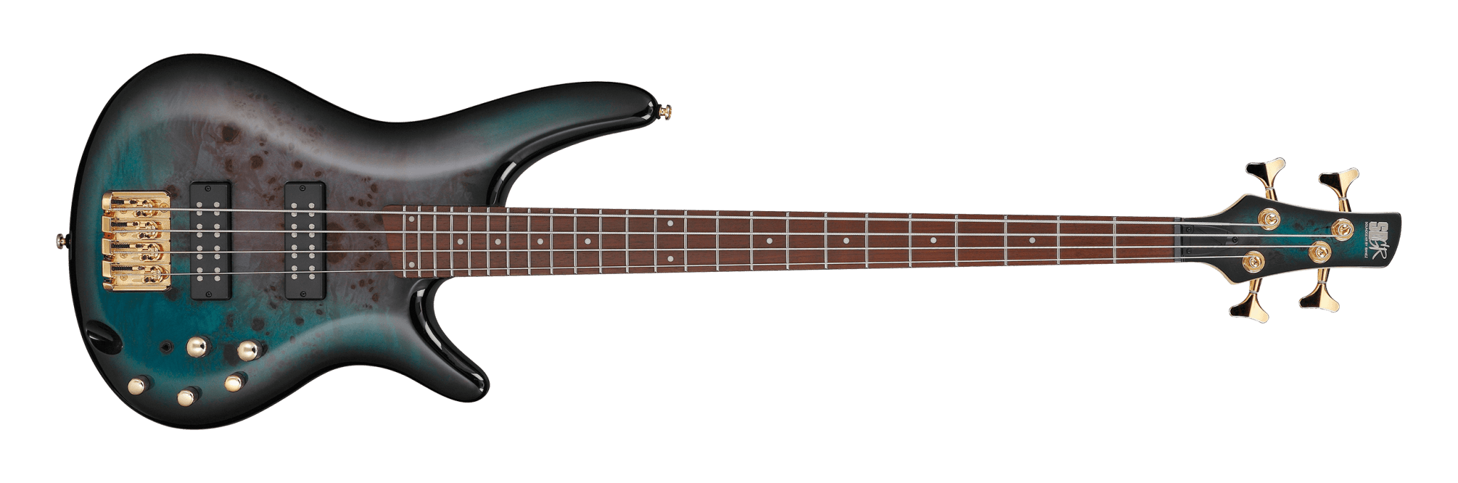 Ibanez SR400E Electric Bass, Tropical Seafloor Burst by Hoshino