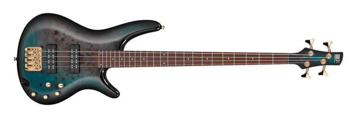Ibanez SR400E Electric Bass, Tropical Seafloor Burst by Hoshino