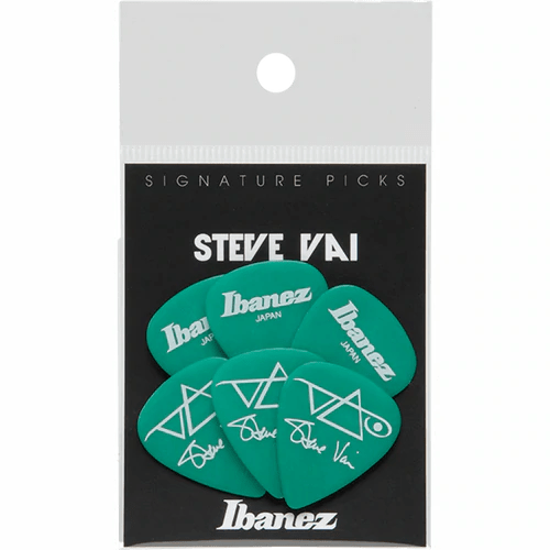 Ibanez Steve Vai Signature Picks Green (6PCS) by Hoshino