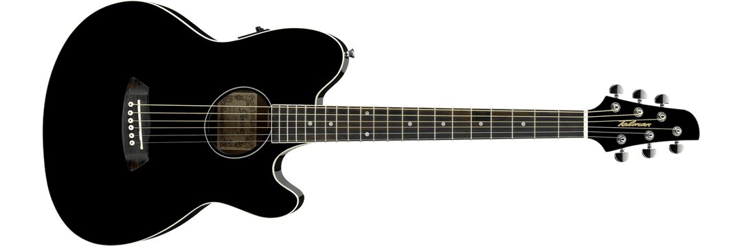 Ibanez TCY10EBK Talman Acoustic Guitar, Black High Gloss by Hoshino