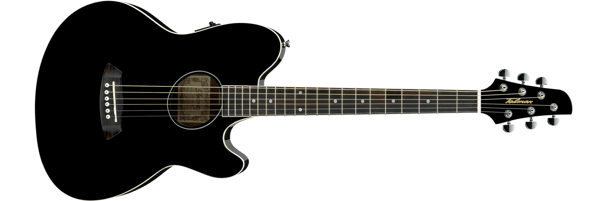 Ibanez TCY10EBK Talman Acoustic Guitar, Black High Gloss by Hoshino