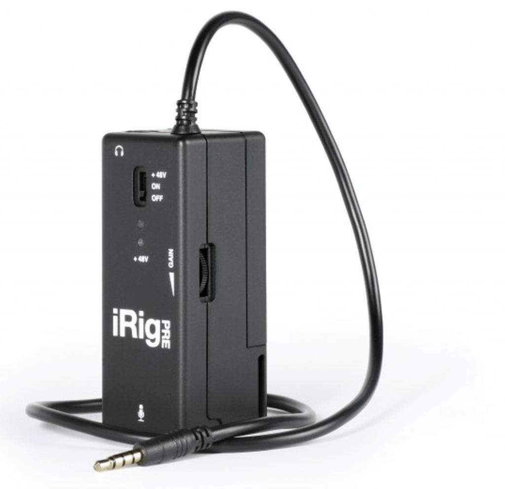iRig Pre XLR microphone interface for iOS and Android by Hal Leonard