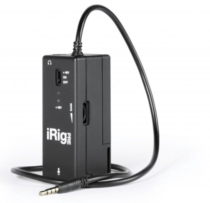 iRig Pre XLR microphone interface for iOS and Android by Hal Leonard