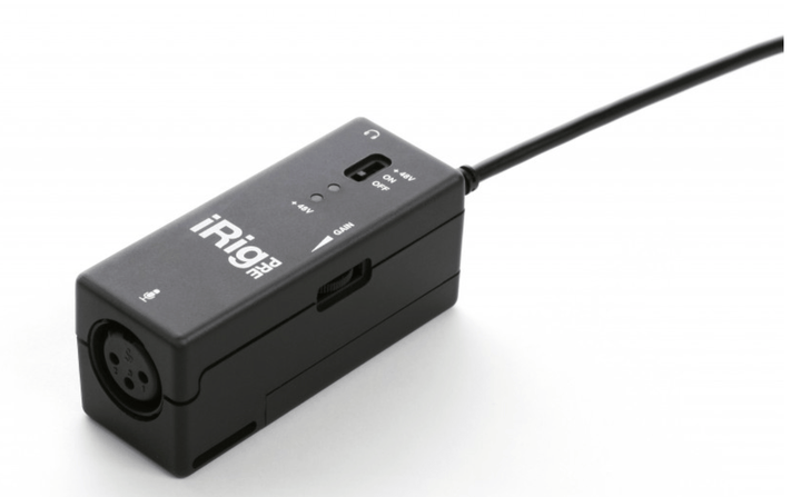 iRig Pre XLR microphone interface for iOS and Android by Hal Leonard