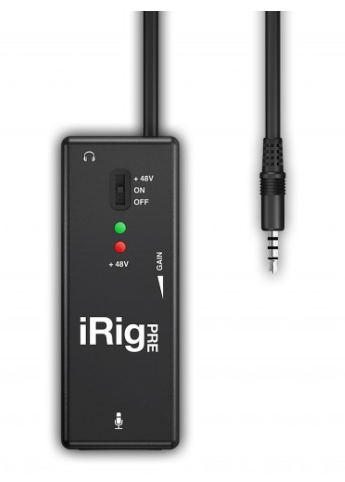 iRig Pre XLR microphone interface for iOS and Android by Hal Leonard