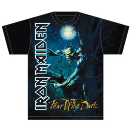 IRON MAIDEN UNISEX TEE: FEAR OF THE DARK TREE SPRITE by Rock Off Trade
