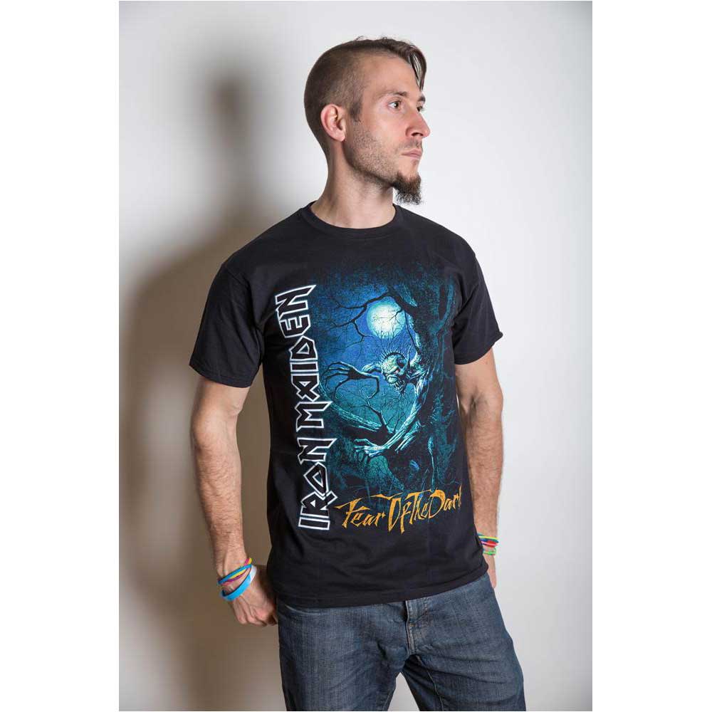 IRON MAIDEN UNISEX TEE: FEAR OF THE DARK TREE SPRITE by Rock Off Trade