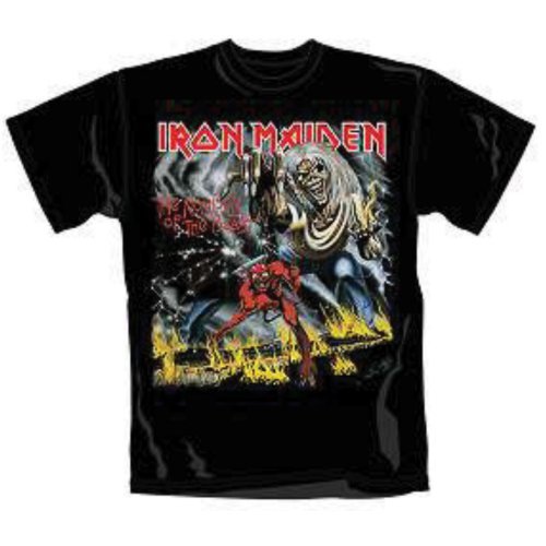 IRON MAIDEN UNISEX TEE: NUMBER OF THE BEAST by Rock Off Trade