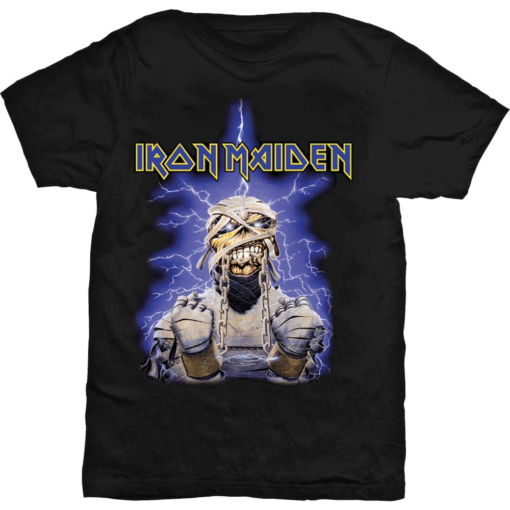 IRON MAIDEN UNISEX TEE: POWERSLAVE MUMMY by Rock Off Trade