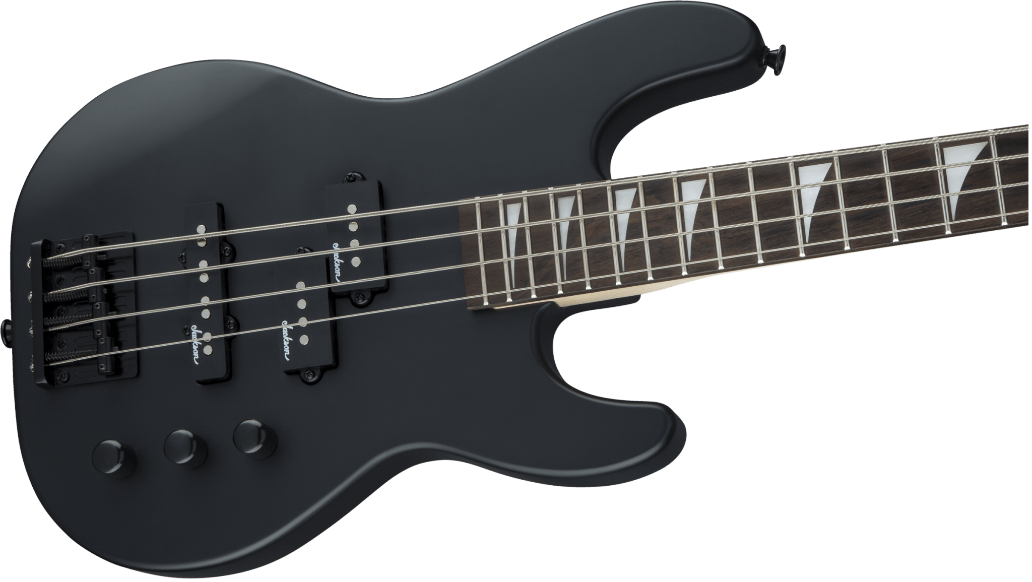 Jackson JS Series Concert™ Bass Minion JS1X, Amaranth Fingerboard, Satin Black by FMIC