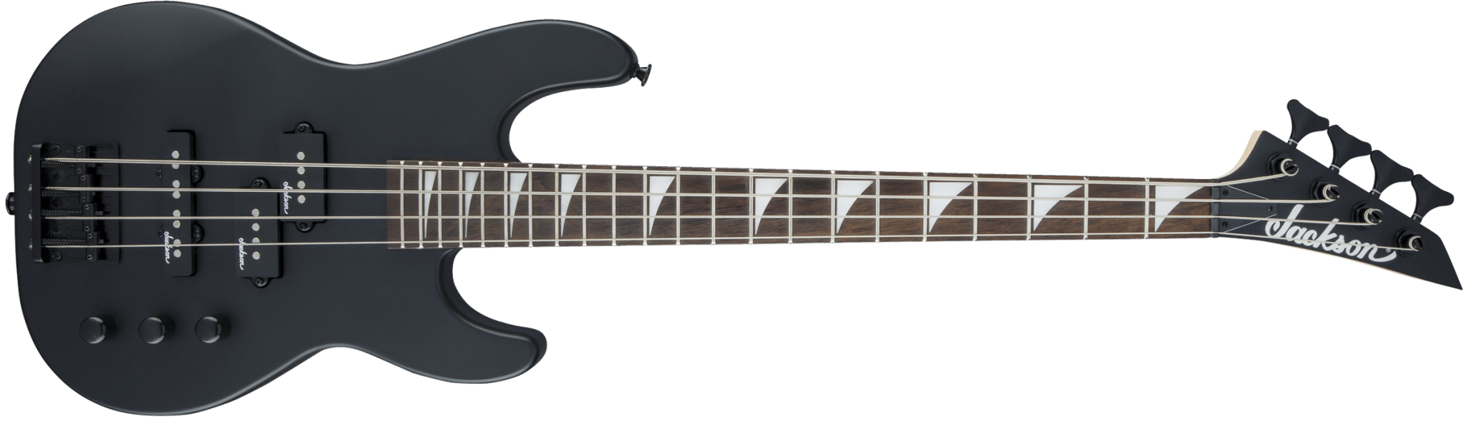 Jackson JS Series Concert™ Bass Minion JS1X, Amaranth Fingerboard, Satin Black by FMIC