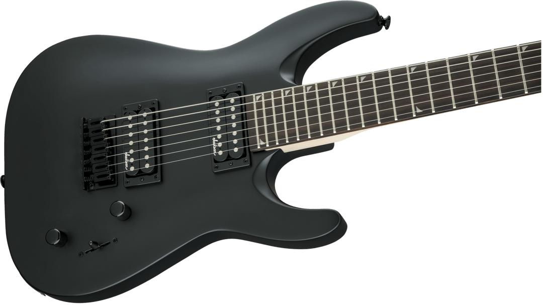 Jackson JS Series Dinky® Arch Top JS22 - 7 DKA HT, Amaranth Fingerboard, Satin Black by FMIC