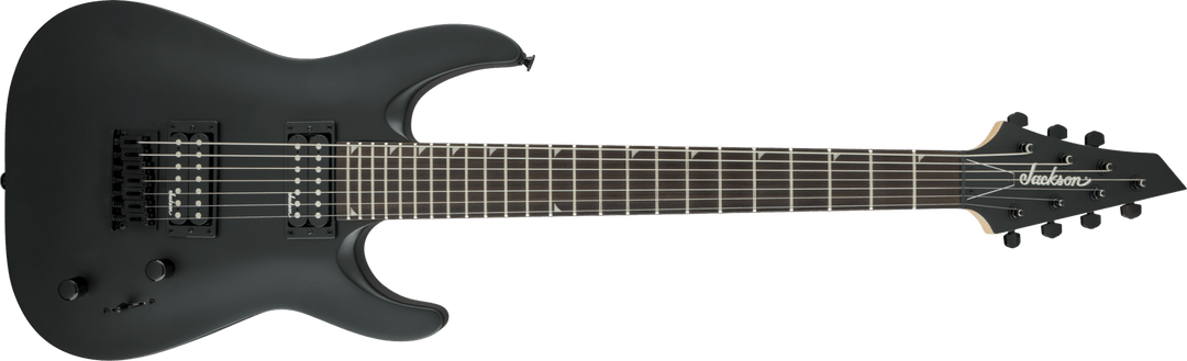 Jackson JS Series Dinky® Arch Top JS22 - 7 DKA HT, Amaranth Fingerboard, Satin Black by FMIC