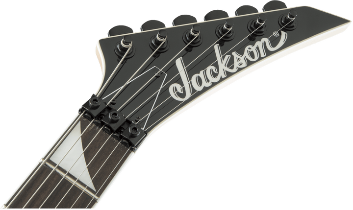 Jackson JS Series Rhoads JS32, Amaranth Fingerboard, Black with White Bevels by FMIC