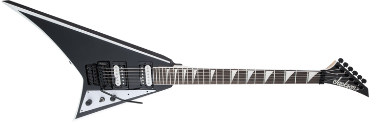 Jackson JS Series Rhoads JS32, Amaranth Fingerboard, Black with White Bevels by FMIC