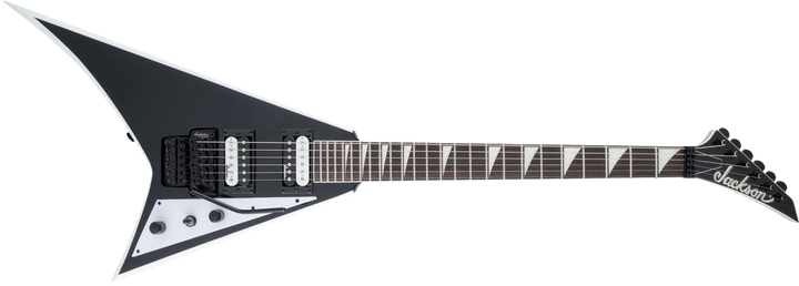 Jackson JS Series Rhoads JS32, Amaranth Fingerboard, Black with White Bevels by FMIC