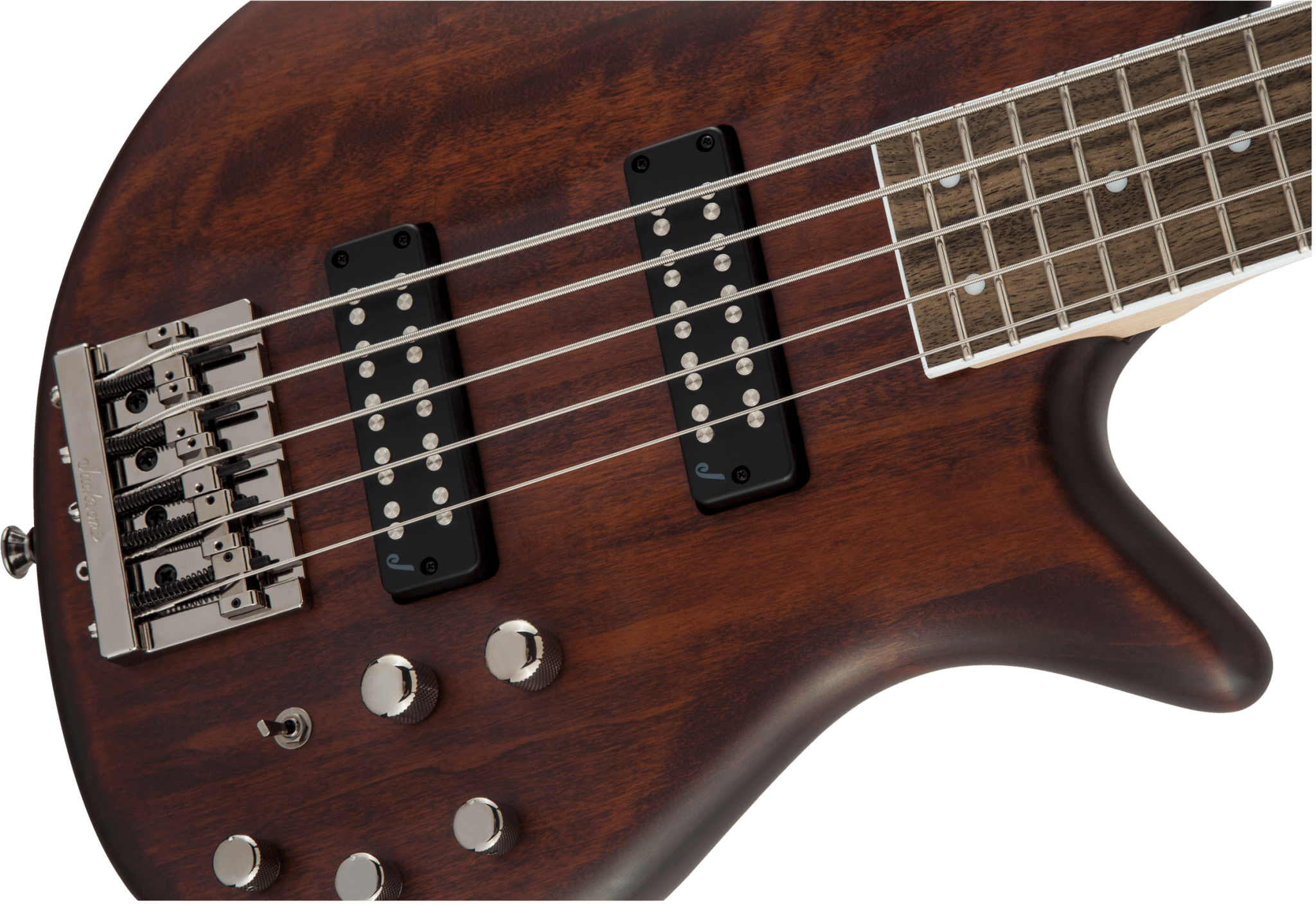Jackson JS Series Spectra 5 String Bass JS3V, Laurel Fingerboard, Walnut Stain by FMIC