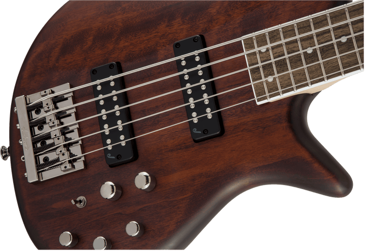 Jackson JS Series Spectra 5 String Bass JS3V, Laurel Fingerboard, Walnut Stain by FMIC