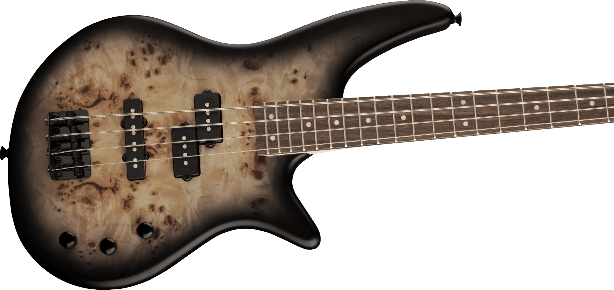 Jackson JS Series Spectra Bass JS2P, Laurel Fingerboard, Black Burst by FMIC