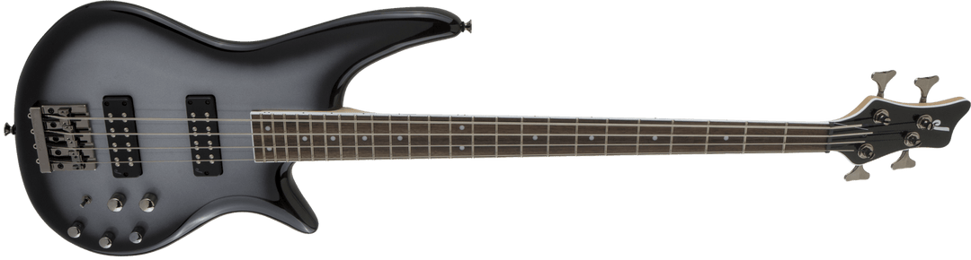 Jackson JS Series Spectra Bass JS3, Laurel Fingerboard, Silverburst by FMIC