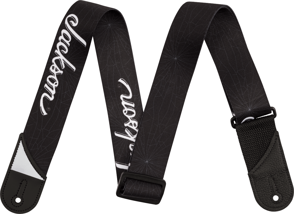Jackson® White Logo Strap, Black, 2" by FMIC