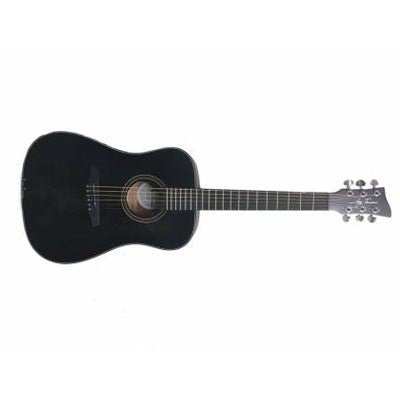 Jay Turser 3/4 sz Dreadnought Acoustic Guitar, Black by Coast Music