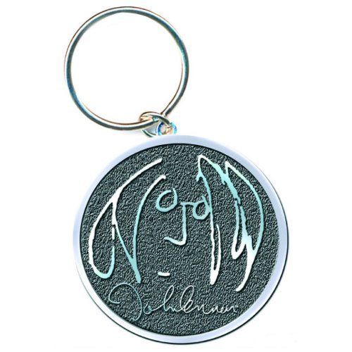 JOHN LENNON KEYCHAIN: SELF PORTRAIT (DIE - CAST RELIEF) by Rock Off Trade