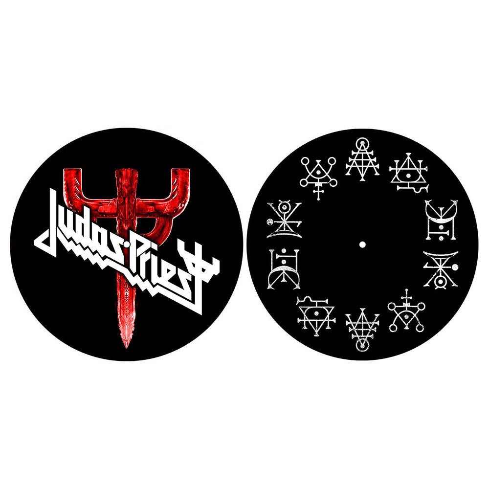 JUDAS PRIEST TURNTABLE SLIPMAT SET: FIREPOWER (RETAIL PACK) by Rock Off Trade