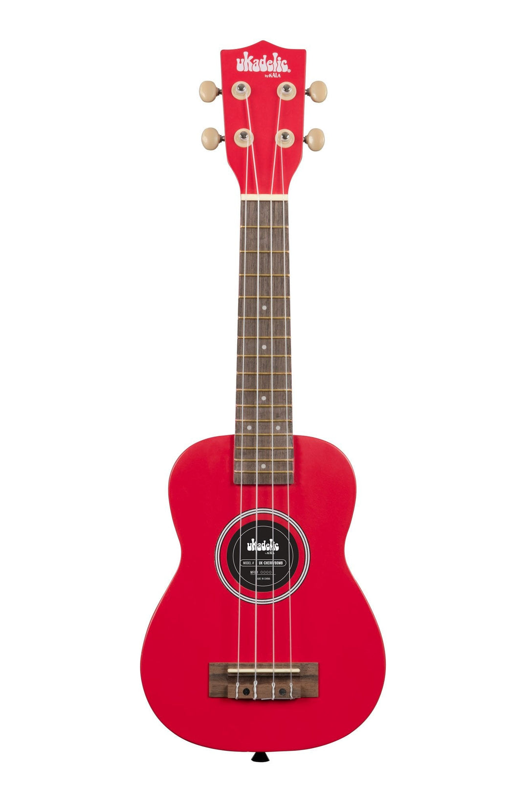 Kala Cherry Bomb Ukadelic Soprano Ukulele by Coast Music