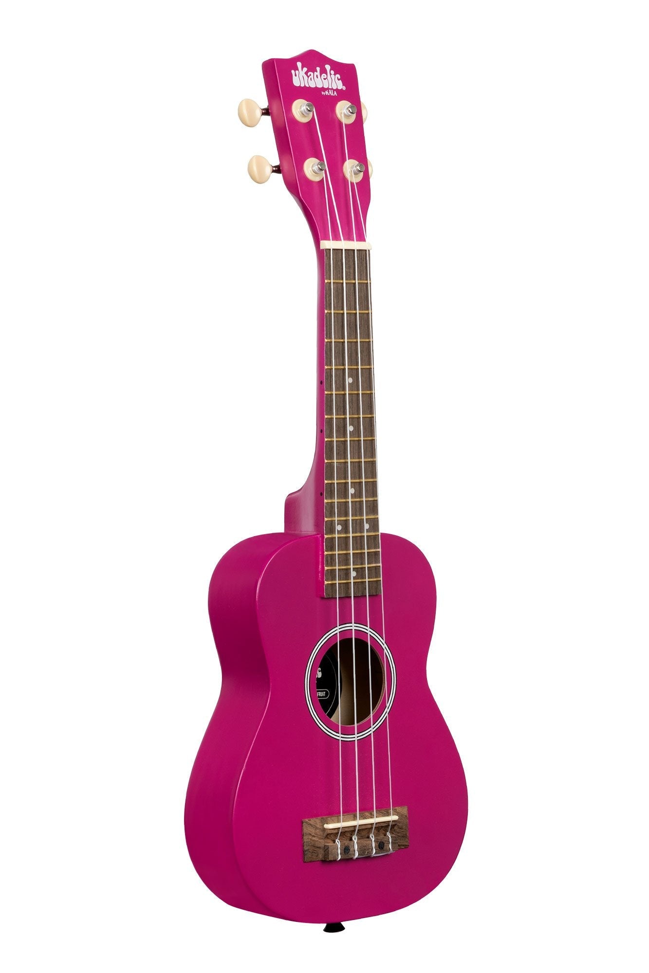 Kala Dragon Fruit Ukadelic Soprano Ukulele by Coast Music