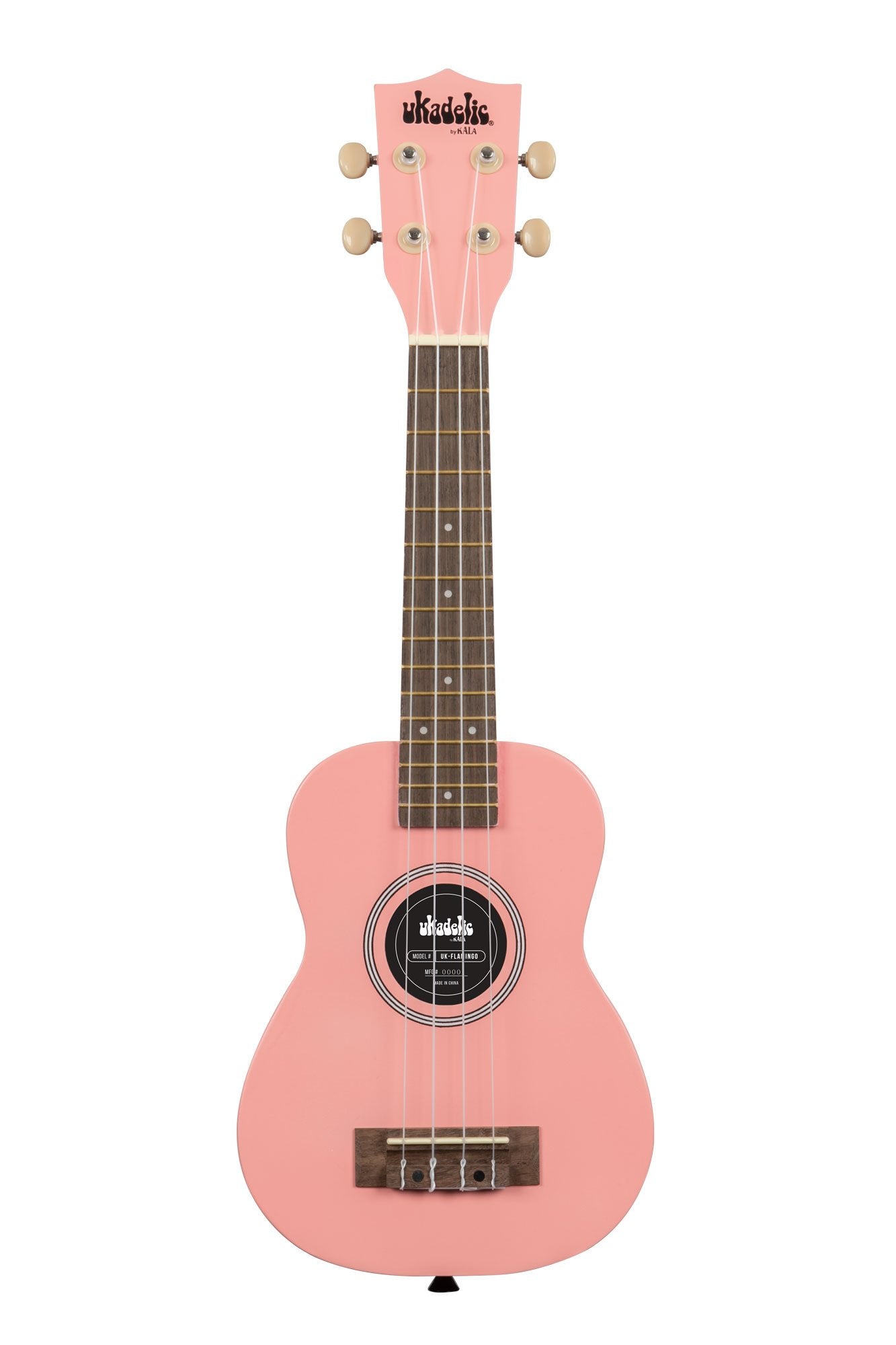 Kala Flamingo Ukadelic Soprano Ukulele by Coast Music