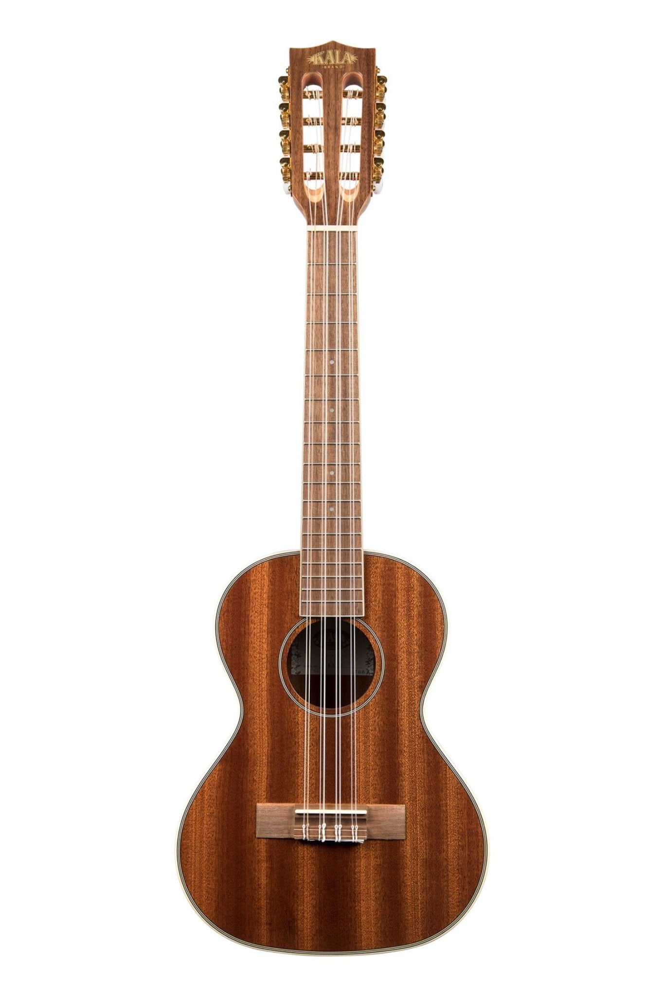 KALA Gloss Mahogany Tenor 8 - String Ukulele by Coast Music
