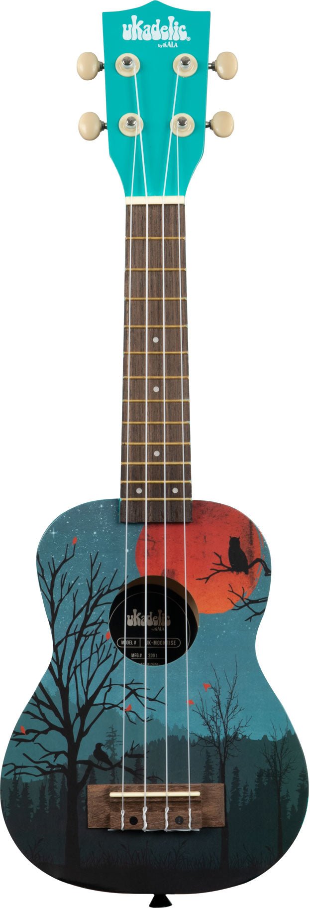 KALA Ukadelic Moonrise Soprano Ukulele by Coast Music