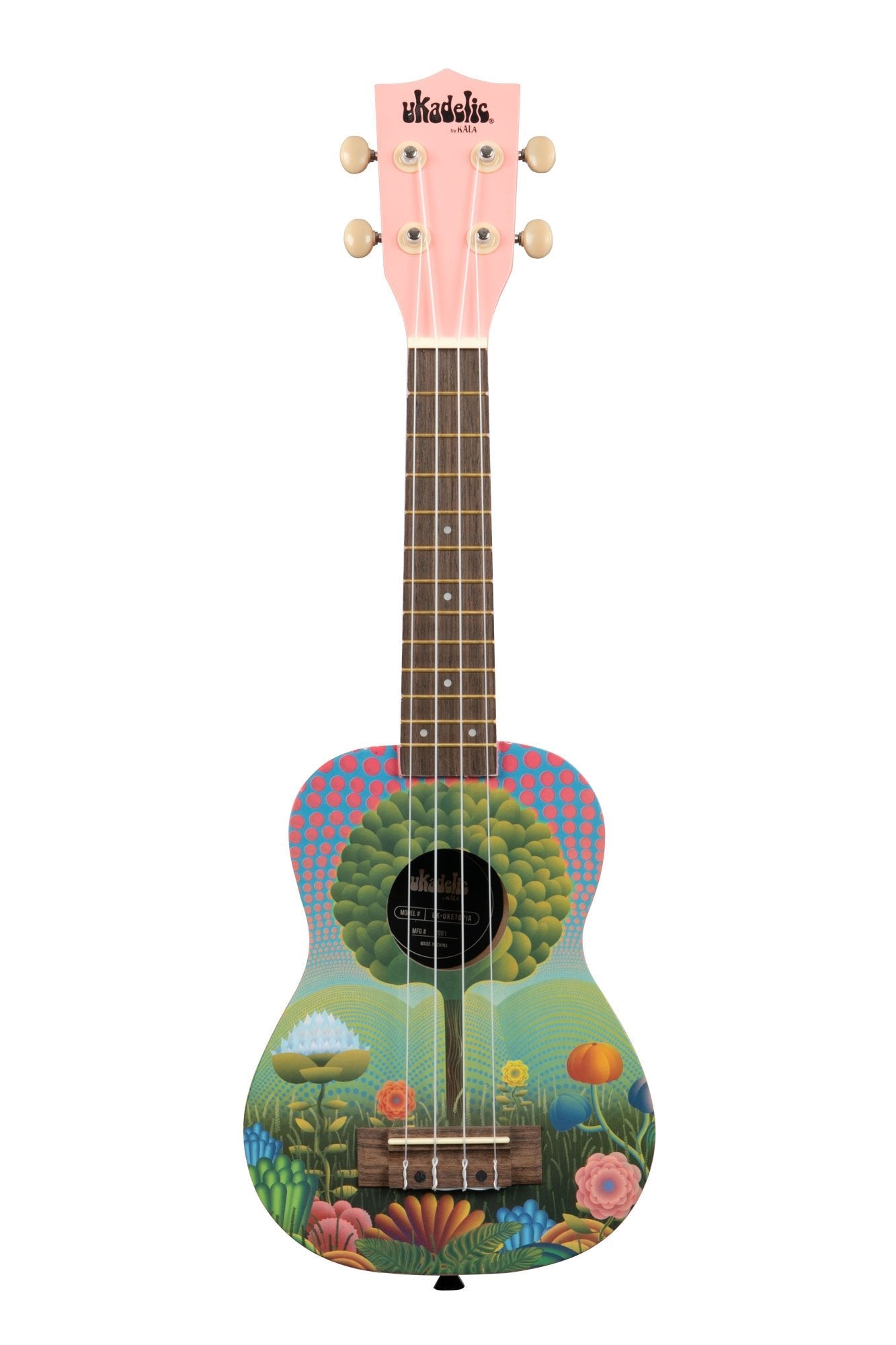 Kala Uketopia Ukadelic Soprano Ukulele by Coast Music