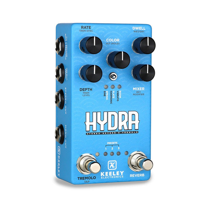 Keeley HYDRA Stereo Reverb & Tremolo Pedal by SFM