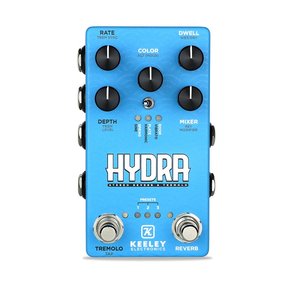 Keeley HYDRA Stereo Reverb & Tremolo Pedal by SFM