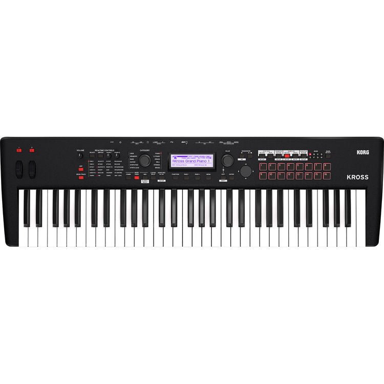 KORG KROSS 2 61 - Key Synthesizer Workstation (Super Matte Black) by Erikson Music