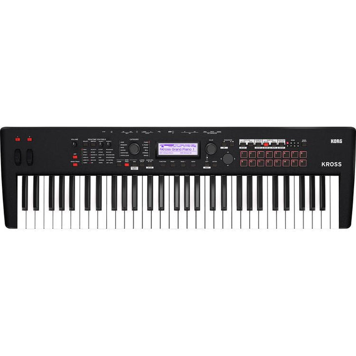 KORG KROSS 2 61 - Key Synthesizer Workstation (Super Matte Black) by Erikson Music
