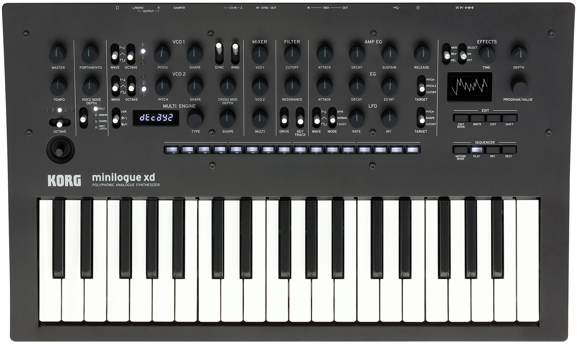 KORG Minilogue XD Analog Synth by Faders Music Inc.