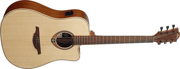 LAG Guitars Dreadnought Cutaway Electro Guitar by Coast Music