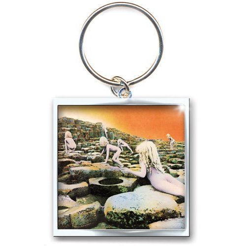 LED ZEPPELIN KEYCHAIN: HOUSES OF THE HOLY (PHOTO - PRINT) by Rock Off Trade