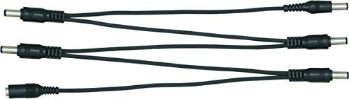 Leem DC Power Supply Cord for 5 Sound Effects Pedals by Coast Music