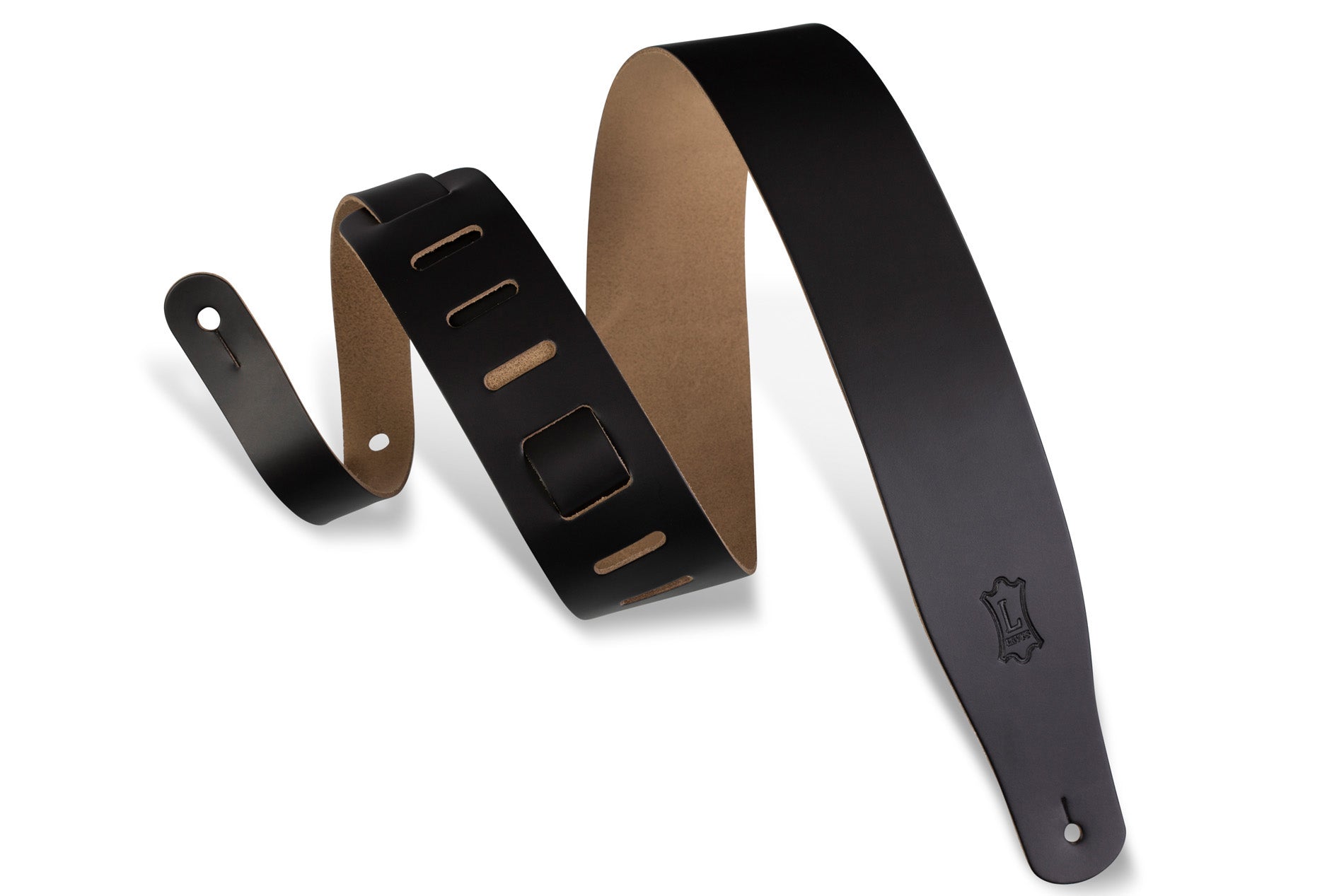 LEVY'S CLASSICS SERIES Guitar Strap – M26 - BLK by Levy's Leathers