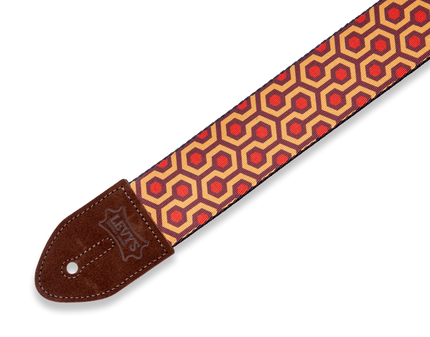 LEVY'S PRINT SERIES Hex Guitar Strap – MP2 - 007 by Levy's Leathers