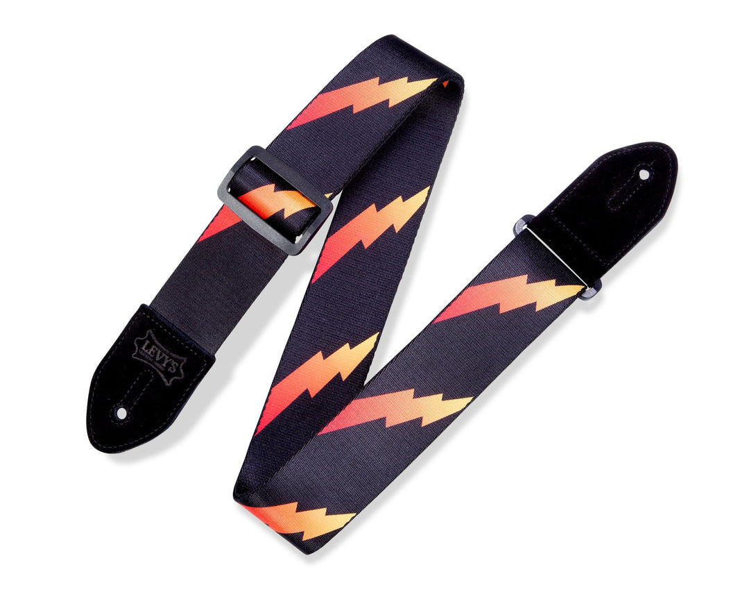 LEVY'S PRINT SERIES Rainbolt Guitar Strap – MPRB2 - 002 by Levy's Leathers