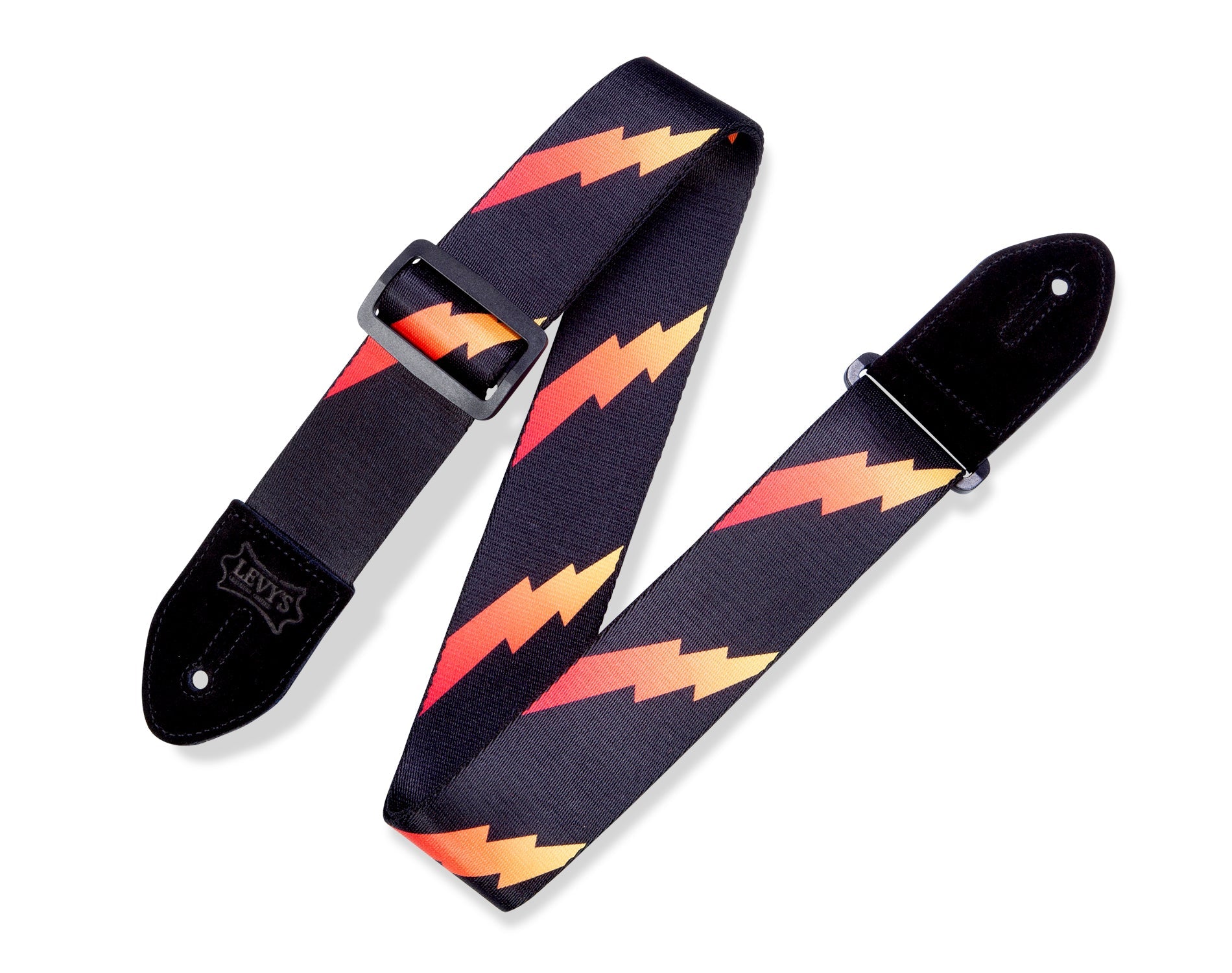 LEVY'S PRINT SERIES Rainbolt Guitar Strap – MPRB2 - 002 by Levy's Leathers