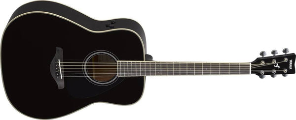 USED Yamaha FG TransAcoustic Guitar w/Solid Spruce Top, Black