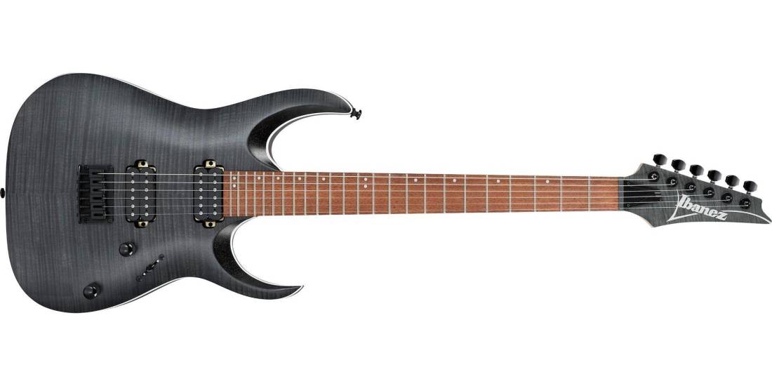 Ibanez RGA Standard RGA42FM Electric Guitar, Transparent Grey Flat